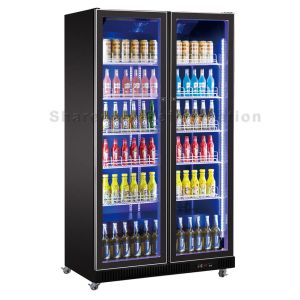 China Sharecool Commercial Upright Fridge 1100x600x1980mm Beverage Display Cooler on sale