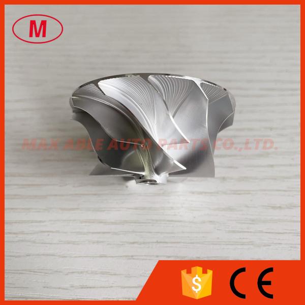 RHF4V 39.34/52.50mm 6+6 blades Turbocharger milling/aluminum 2618/billet compressor wheel for VB17 TOYOTA