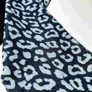 TianSL Stretch Leopard Animal Printed Denim Fabric Yarn Dyed
