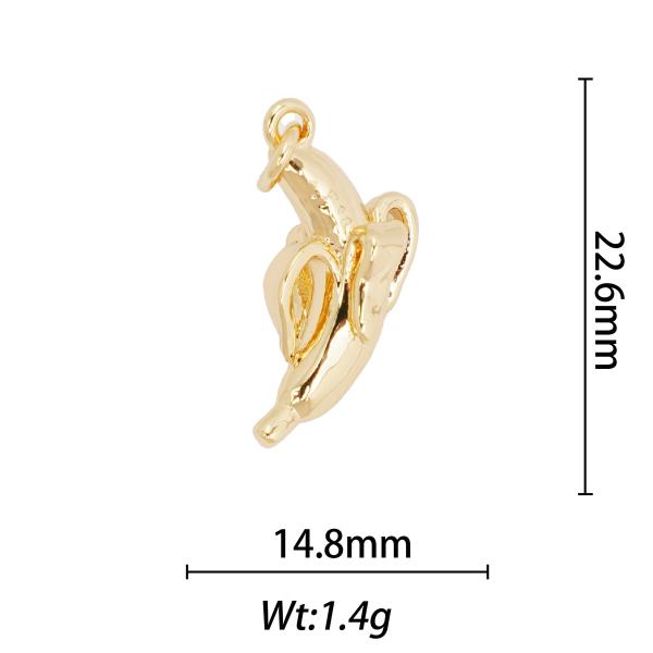 Waterproof Colorful Fruit Necklace Pendant Non Tarnish Stainless Steel Diy Fruit Jewelry Charms Charms for Jewelry Making