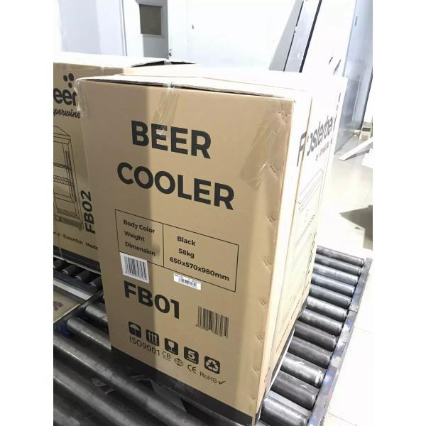 850mm Height 198L LED Lighting Sliding Doors Mini Display Fridge,Back Bar Cooler