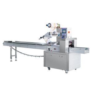 Cheap Automatic Pillow Packing Machine with 120-300 mm Package Length 35-80 mm Width and 30-150 bags/min Speed wholesale