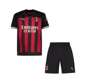 Cheap Youth AC Milan Jersey Kit 2022/23 Home wholesale