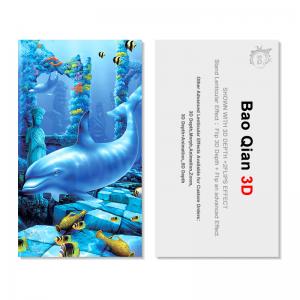 China Lenticular Printing Business Cards Digital Printing Name 3d Plastic Business Cards on sale