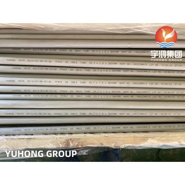 Stainless Steel Heat Exchanger Tube, ASTM A213 TP304 (1.4301, SUS304), Petrochemical Application