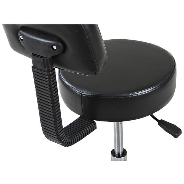 Gas Spaing Salon Rolling Chair High Backrest For Office / Bar , 45cm Min Height