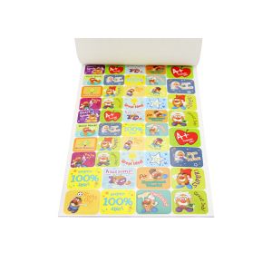 China Colorful Self Adhesive Paper Stickers Removable Bespoke Sticker Printing on sale