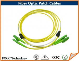 China Duplex 2.0mm E2000 Fiber Optic Patch Cables Single Mode On Patch Panel on sale
