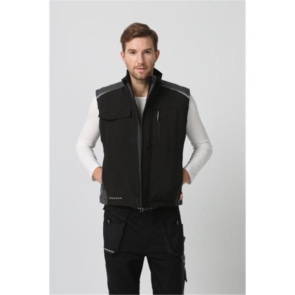 Breathable Cold Weather Workwear , Mens Winter Vest Jacket , Micro Fleece Vest