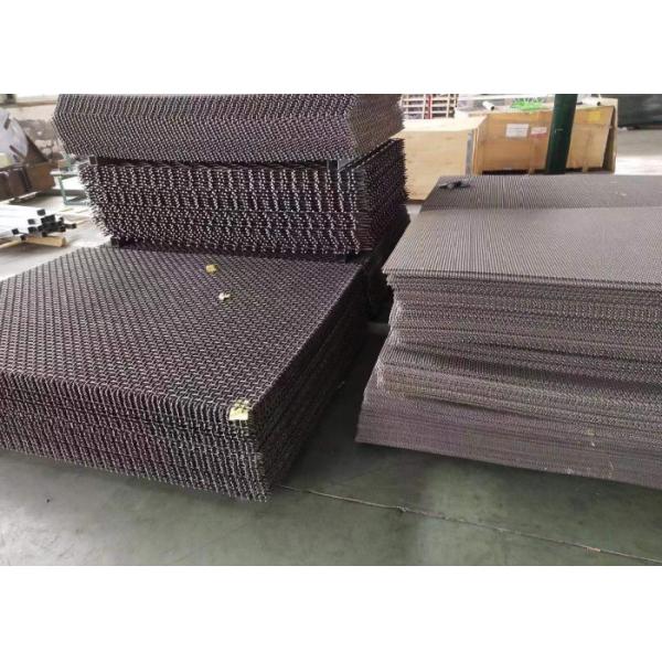 65Mn C45 Stone Crusher Screen Mesh , 14 SWG 3x3 Wire Mesh Panels