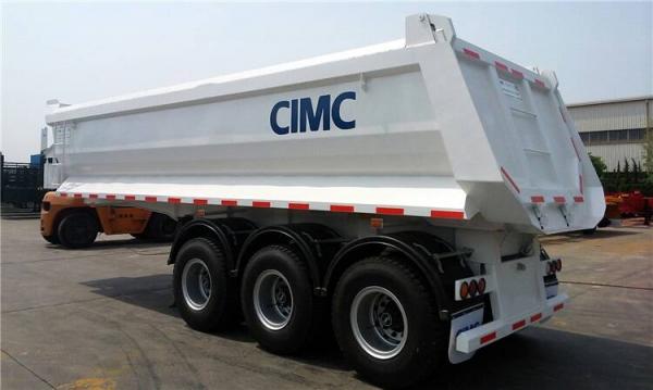 Hydraulic Dump Trailer - CIMC 80T Semi Tipper Trailer for Sale