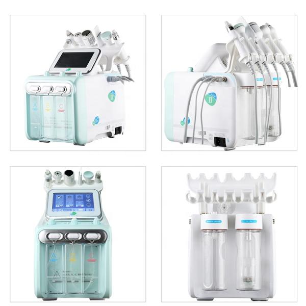 Tips 8 In 1 Hydrafacial Machine H2O2 Clear Oxygen Beauty Machine Accessories