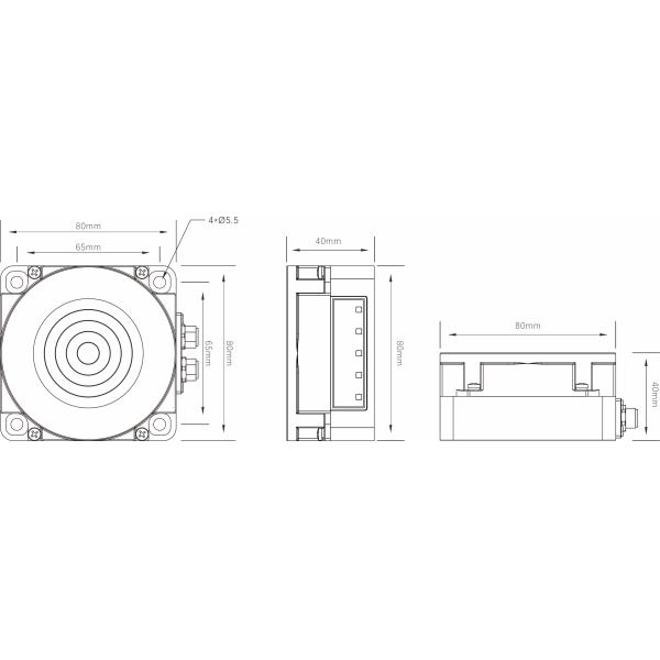 IP65 AGV Lidar Industrial Automation Sensors Modbus Integrated RFID Reader