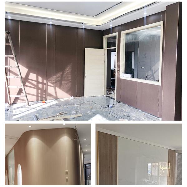 Luxury Decorative Eco-Friendly Waterproof Fabric Bamboo Fiber Wall Paneling