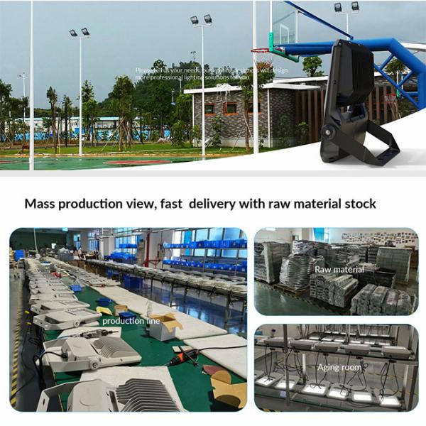 Luxsun OpSky LED Outdoor Floodlight Tennis Court Lighting 50W to 280W Small wattage Sports Pitch Luminaire