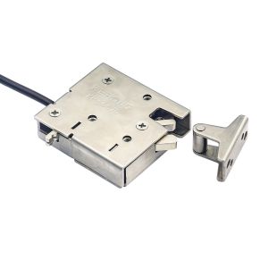12V Automatic Magnetic Electronic Rotary Latch Stainless Steel Cabinet Locker