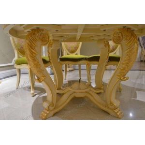 Alibaba Retro french italian leather dining chair