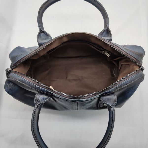 Zipper Open Type Genuine Leather Handbags For Women And Men FGRE01