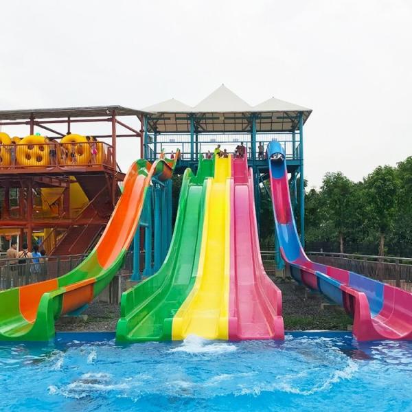 Commercial Water Play Equipment Summer Outdoor Aqua Theme Park Water Sport Slide Spiral Slide