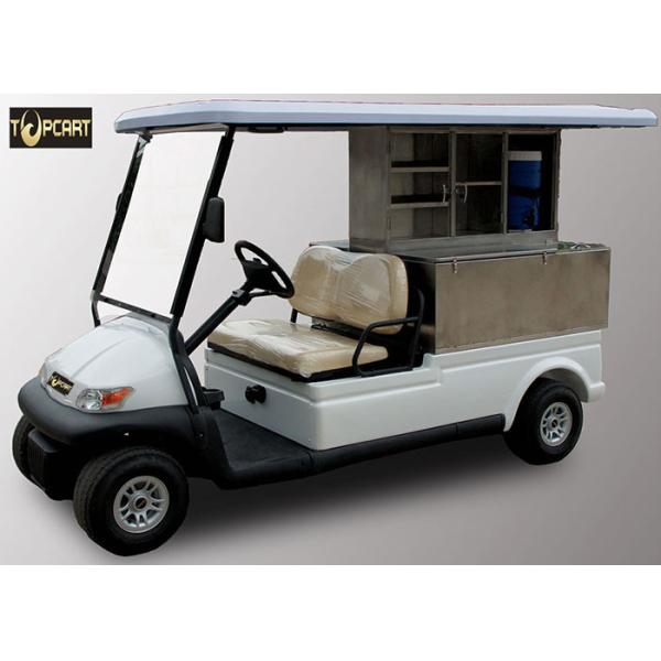 Trojan Battery 2 Seater Utility Golf Cart , Club Car Electric Golf Cart Eco Friendly