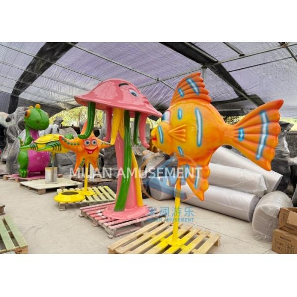 Octopus Water Splash Pad Fiberglass Material Outdoor For Amusement Park Hotel Pool
