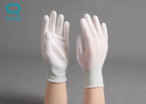 China ESD PU Palm Coated Cleanroom Gloves Anti Static Electronic on sale