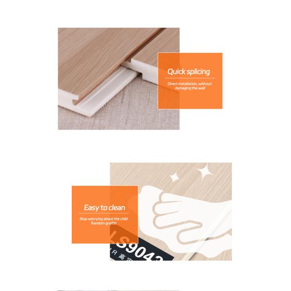 Flame Retardant Waterproof Thickness 8mm Bamboo Fiber Interior Wall Panels