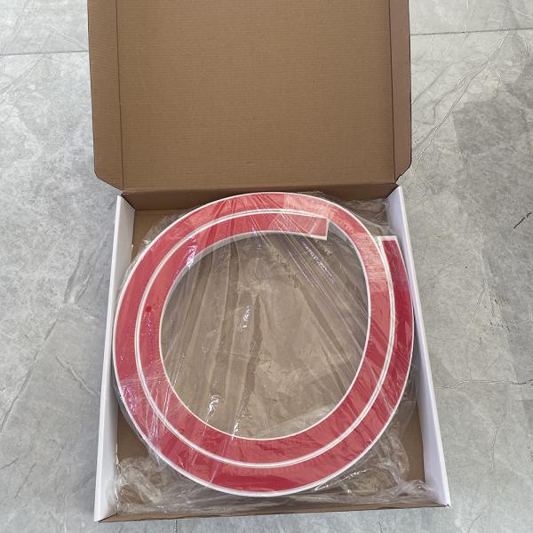 Easy-to-Install 50X30mm Silicone Water Stopper for Frameless Shower Door Threshold