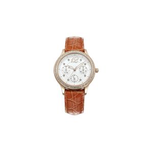 Water Resistant Female Leather Watches Stainless Steel Material With Customized