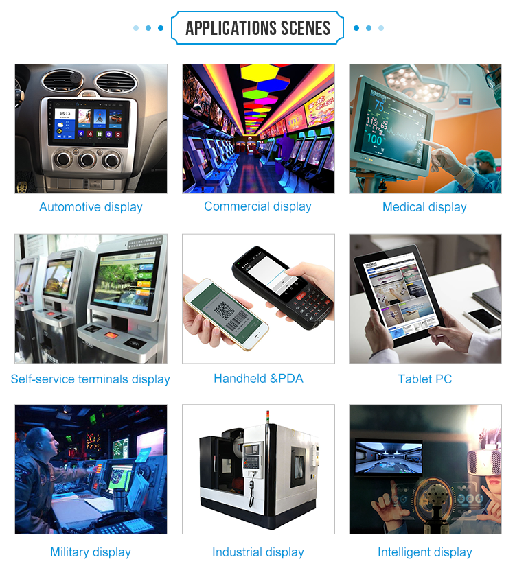 800*480 Treadmill LCD Display 9 Inch Commercial LCD Screen TX09D30VM1EBA