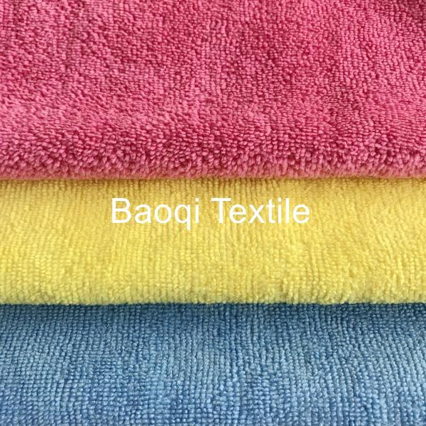 Chinese blue small size microfiber towel polyester cleaning towel/China wholesale microfiber towel for car cleaning