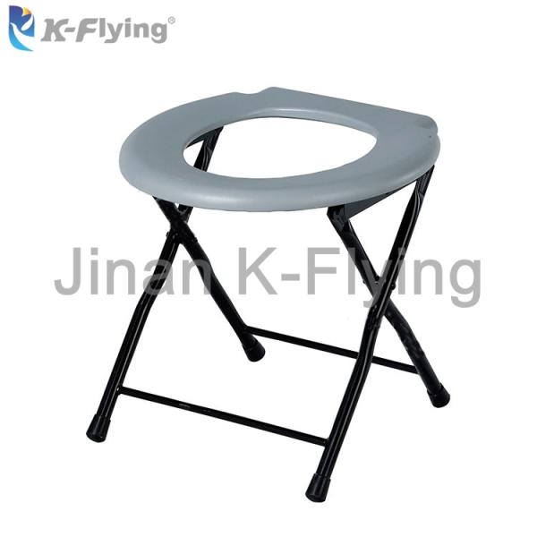 Simple Steel Medical Rehabilitation Equipment Elderly Disabled Adult Toilet Chair