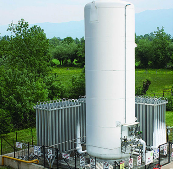 1000L Vertical Cryogenic Liquid Nitrogen Storage Tank 1.6MPa