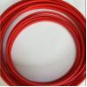 Red Silicone Rubber Coated Fiberglass Sleeving 3.5mm 12mm for sale