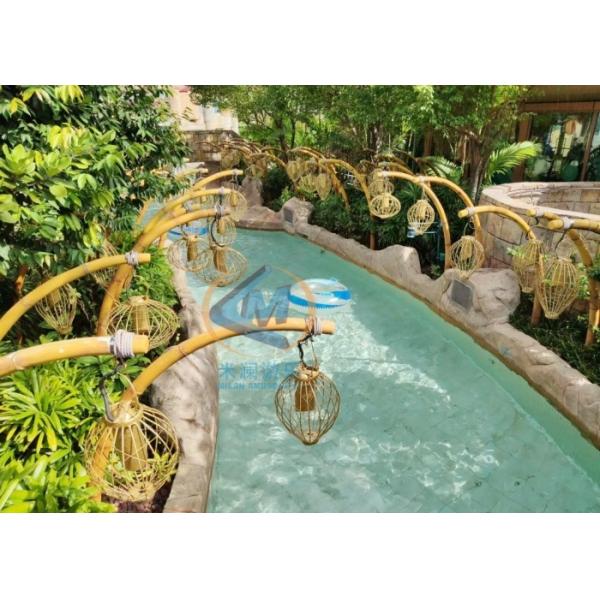 Outdoor Aqua Park Lazy River High Durability With 30kw Push Pump