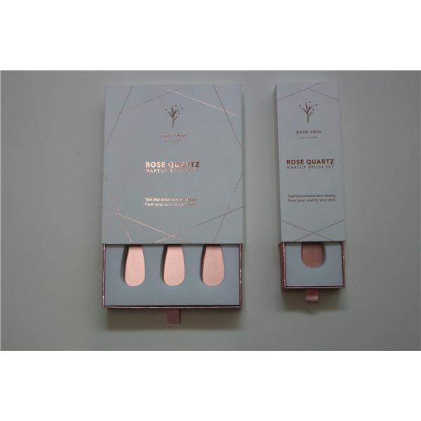 Custom Luxury Drawer Style Paper Cosmetic Packaging Box For Lashes Or Makeup Brush