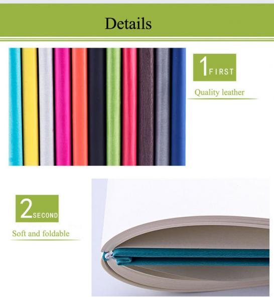 Office supplies lay out pu leather a5 size elastic closure custom notebook for promotional office and school use