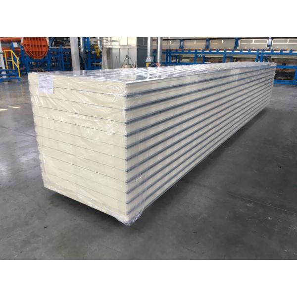 Polyurethane PU Sandwich Wall Panel Roof PPGI Sandwich Panels For Industrial Buildings