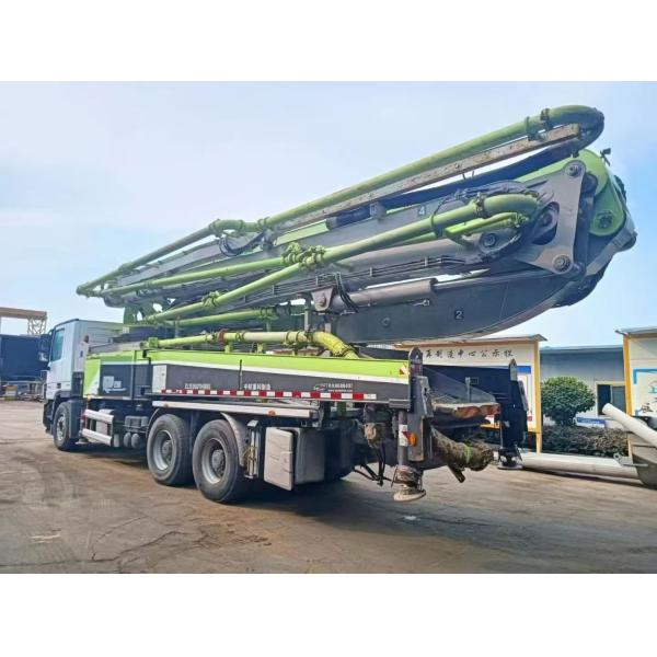 Used Zoomlion 49M Concrete Pump Truck Mercedes Benz Chassis Gross weight 35000kg Second Hand 49 Meters Beton Pump Truck