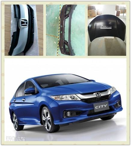 Aftermarket Replacement Auto Body Parts Honda City 2016 Car Bonnet Made Of Hood 0.8 mm Thick Steel