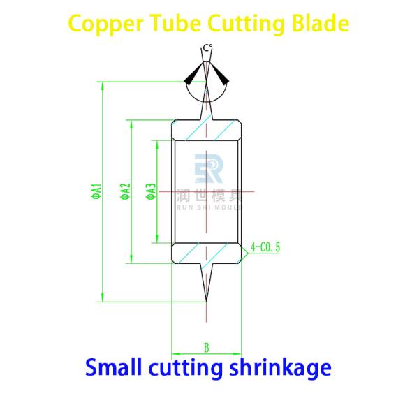 Tube Cutter Blade OD25×ID10×8×20 High-Speed Blade for Copper Tube Cutting Machine