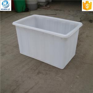 Cheap Rectangular chemical resistance durable plastic open top water storage container cattle trough wholesale
