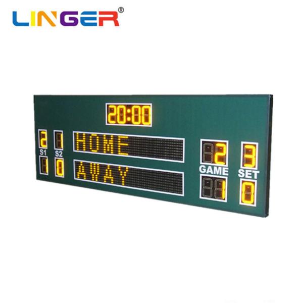 Electronic Led Wireless Table Tennis Digital Scoreboard With Customized Club Name