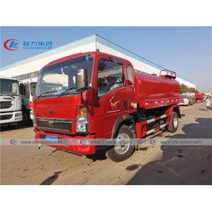 Cheap Howo 5000 Liters Water Bowser Truck For Fire Fighting wholesale