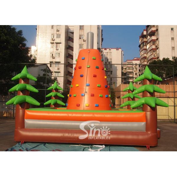 Outdoor kids inflatable rock climbing wall for inflatable sports games activities
