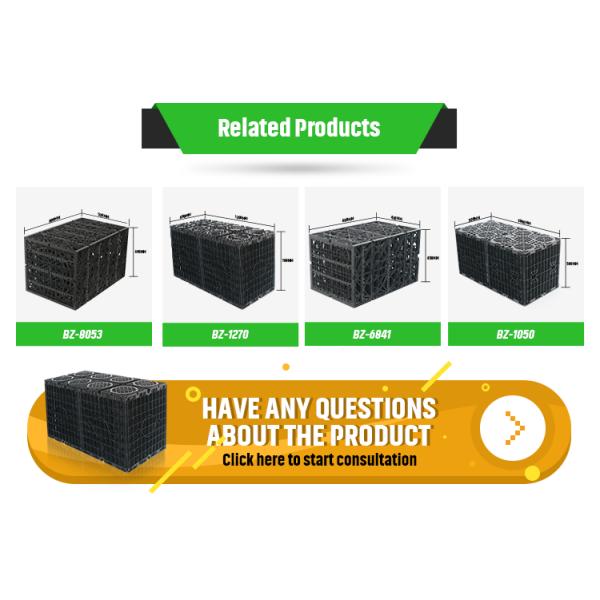 Black Stormwater Infiltration Tank for Low-Maintenance Underground Water Treatment