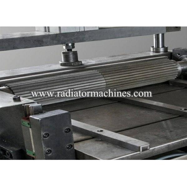 Multiple Coil Radiator Manufacturing Machinery , Radiator Fin Forming Machine