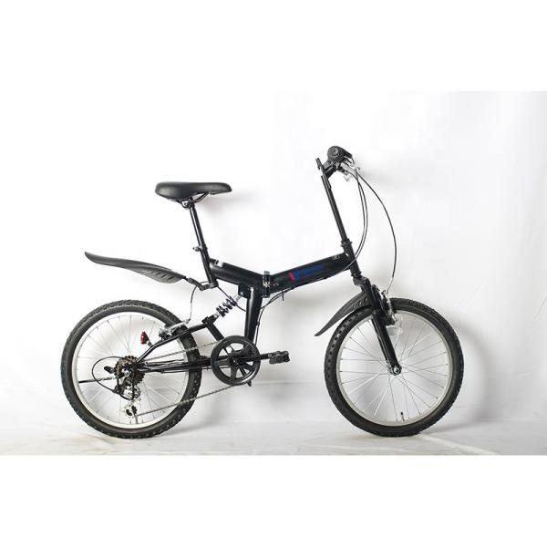 Shock Absorption Folding Commuter Bicycle 20 Inch Six Speed Folding Exercise Bike