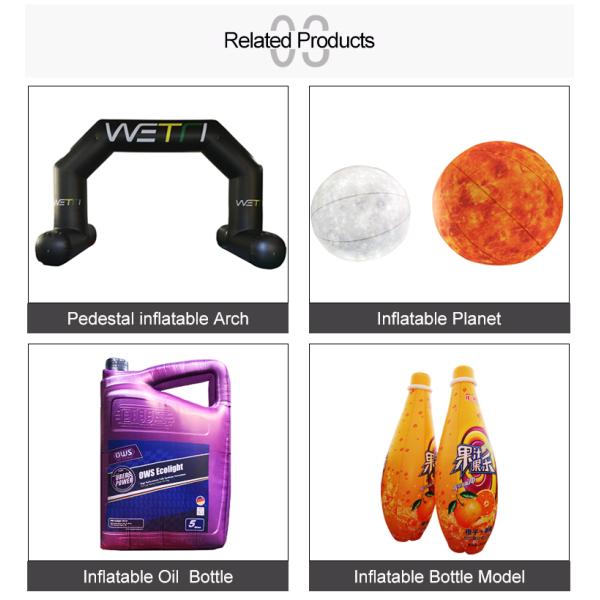 Decoration Giant Advertising Inflatable Moon Model Large Inflatable Moon Balloon with Led Light