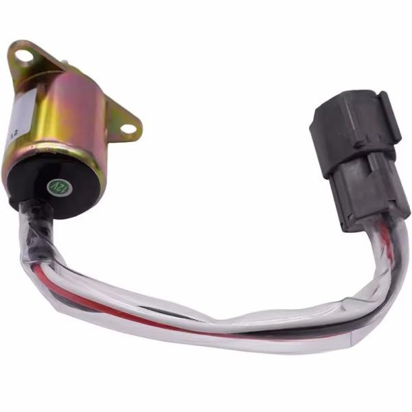 1503ES-12S5SUC12S 12V Fuel Shut Off Solenoid Valve 119233-77932 For Yanmar Excavator Spare Parts